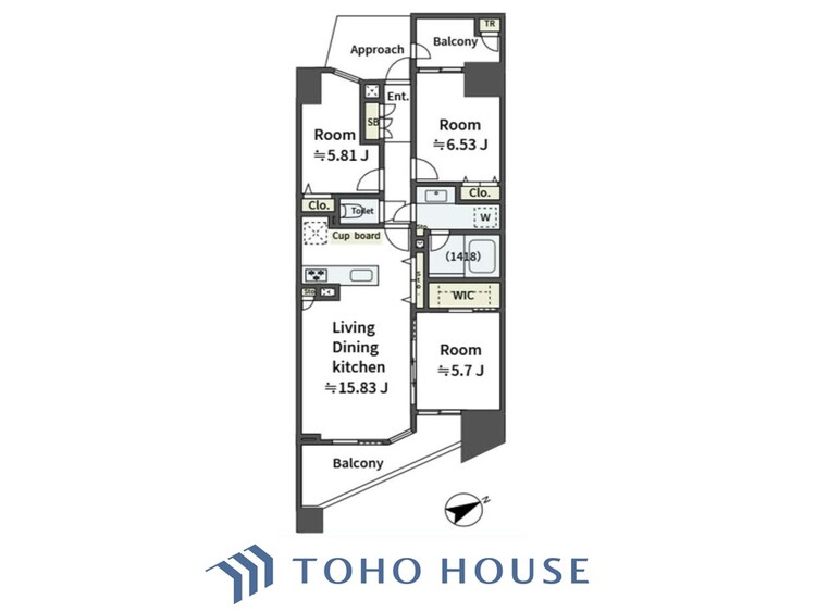 間取り リノベーション実施住戸。空間演出に拘り整然とセンス良く纏められた室内は最高の癒し空間でなければなりません。そこで暮らす方々のことを考え抜き、そして造りこんだ空間は極上の癒しを提供してくれます。