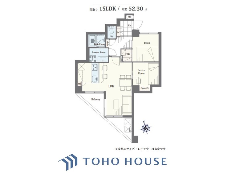 間取り 空間演出に拘り整然とセンス良く纏められた室内は最高の癒し空間でなければなりません。そこで暮らす方々のことを考え抜き、そして造りこんだ空間は極上の癒しを提供してくれます。