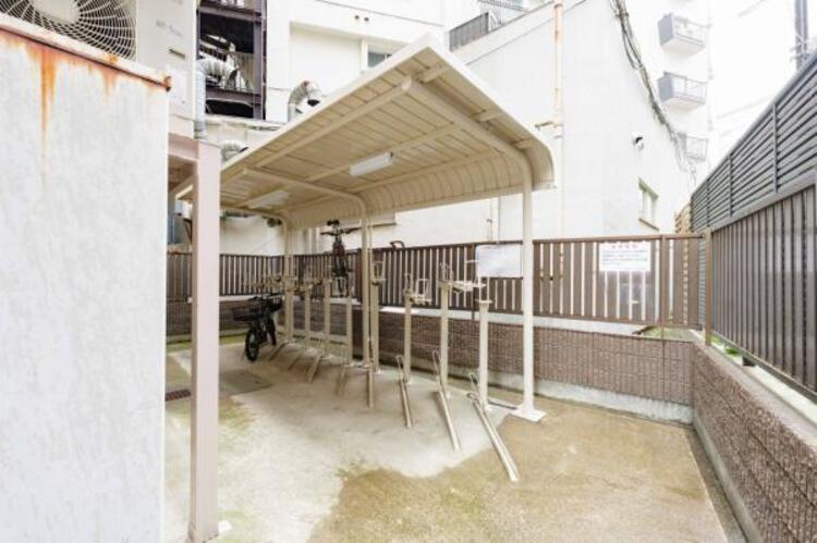 その他 敷地内に設けられた駐輪スペース。