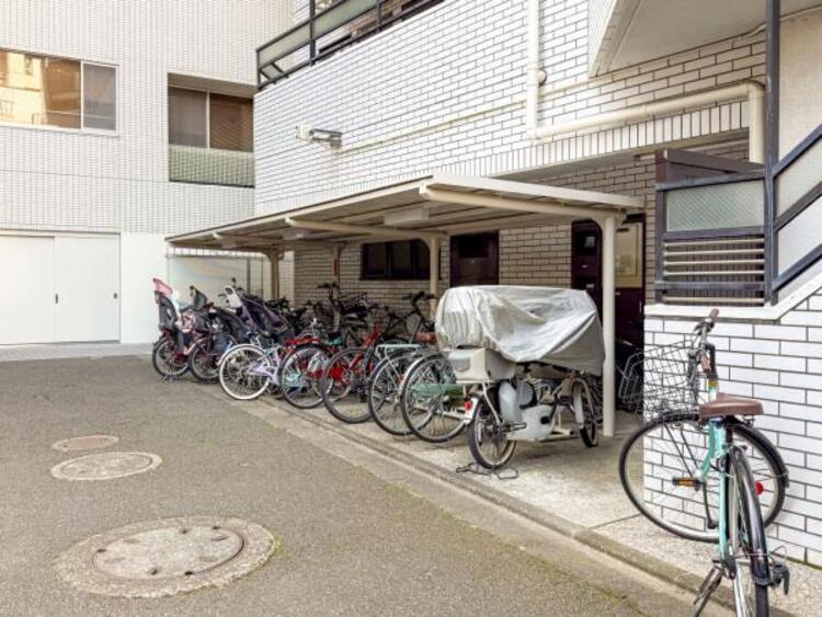 その他 敷地内に設けられた駐輪スペース。