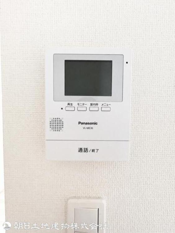 設備 TVモニター付きインターフォン付き！室内から来客を確認できます