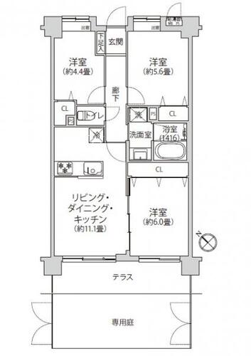ライオンズガーデン相模大野　「相模大野」駅　歩11分の物件画像