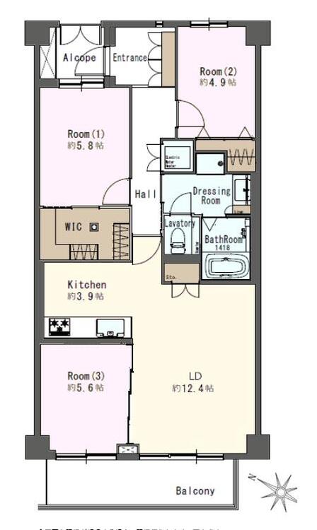その他 3LDK、価格18000万円、専有面積78.41?、バルコニー面積8.25?