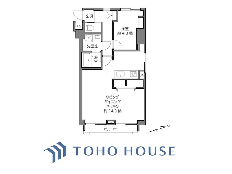 間取り 【間取り図】使い勝手の良さを重視したバランスの取れた間取り設計