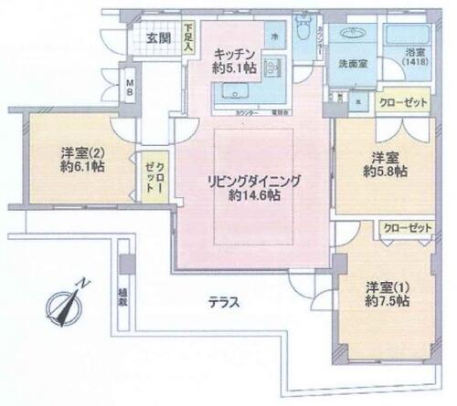 【安心を買うなら、朝日土地建物へ】ユニテ藤が丘ウエストテラスの画像