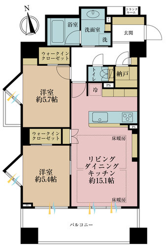 ライオンズステージ門前仲町冬木の画像