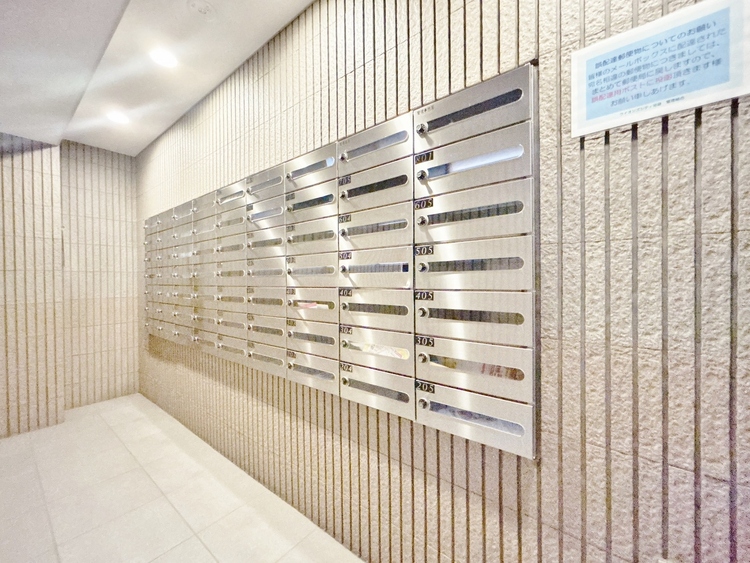 設備 郵便物を受け取るための郵便受けも、きちんと管理されています。