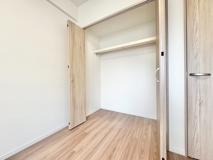 収納 居室にはクローゼットがあり、荷物もスッキリ収納して快適にお過ごしいただけます。
