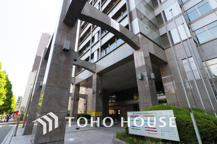 周辺 川崎市川崎区役所　距離1800ｍ