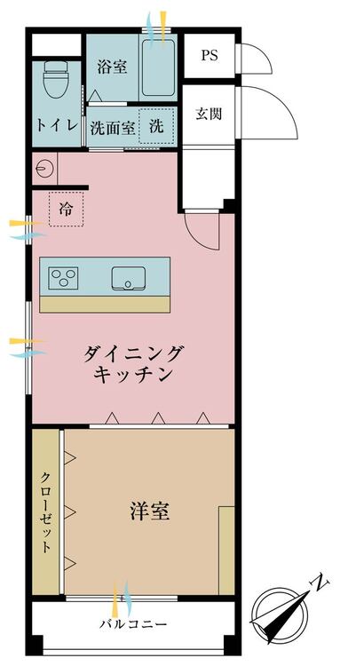 その他 1LDK、専有面積39.96m2
