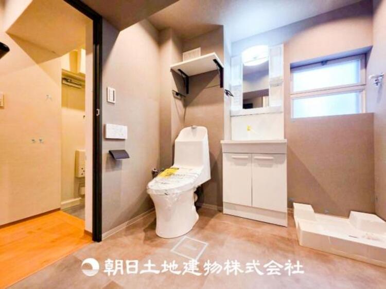 洗面 【洗面化粧台】慌ただしい1日が始まり、充実した1日の終わりを締めくくる洗面所。