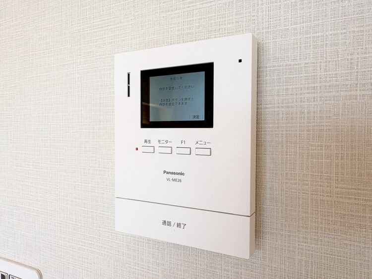 その他 誰が来てもわかる様にモニター付きインターホンを設置。