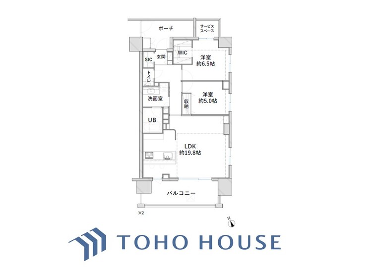 間取り 【間取り図】使い勝手の良さを重視したバランスの取れた間取り設計