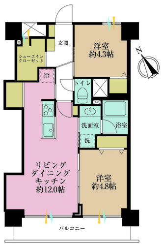 青葉台フラワーマンションの物件画像