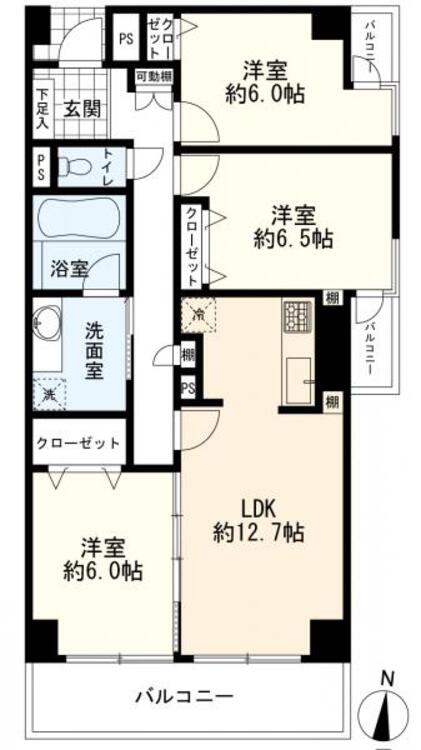 間取り ３ＬＤＫ