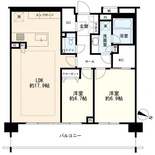 グランドヒルズ三軒茶屋ヒルトップガーデンC棟の物件画像