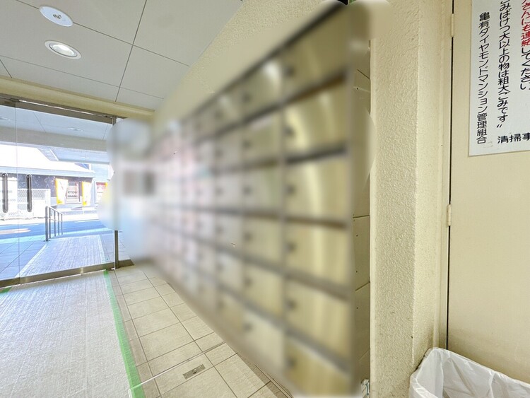 設備 郵便物を受け取るための郵便受けも、きちんと管理されています。