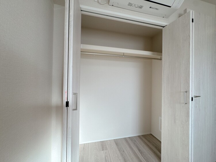 収納 居室にはクローゼットがあり、荷物もスッキリ収納して快適にお過ごしいただけます。