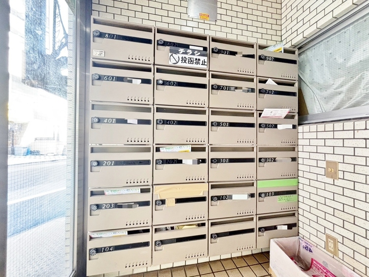 その他 郵便物を受け取るための郵便受けも、きちんと管理されています。