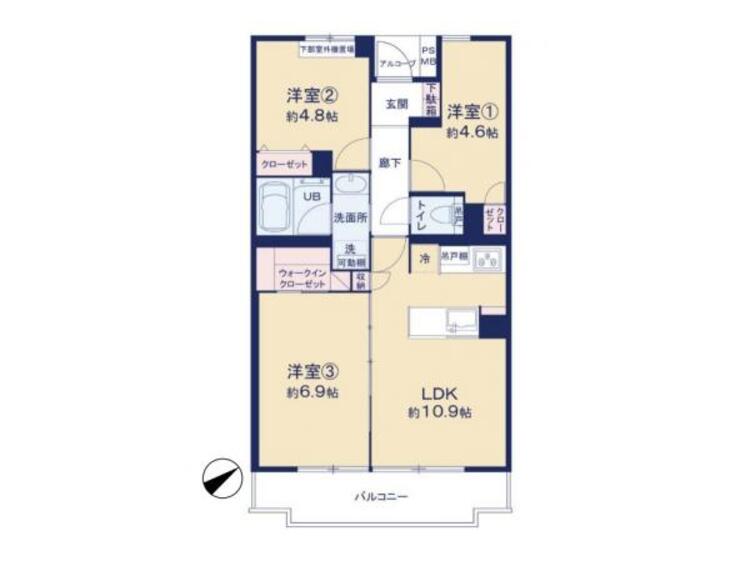 間取り 陽当たりや風通しなど、ぜひ現地でご確認ください