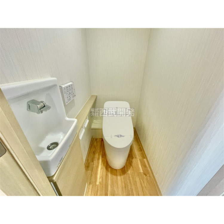 トイレ いつも綺麗に清潔に。洗浄機能付きトイレです。