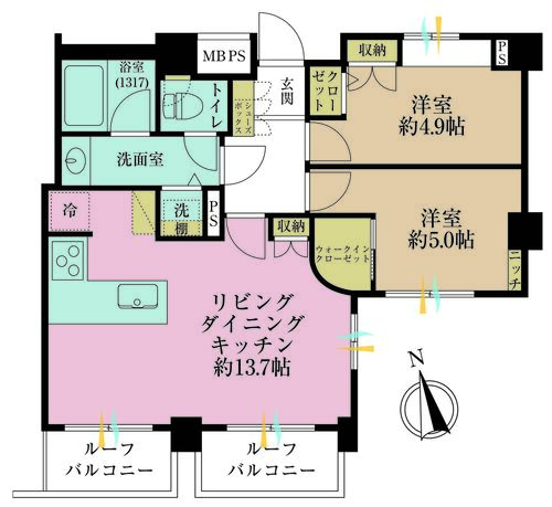 ライオンズマンション麻布十番南の物件画像
