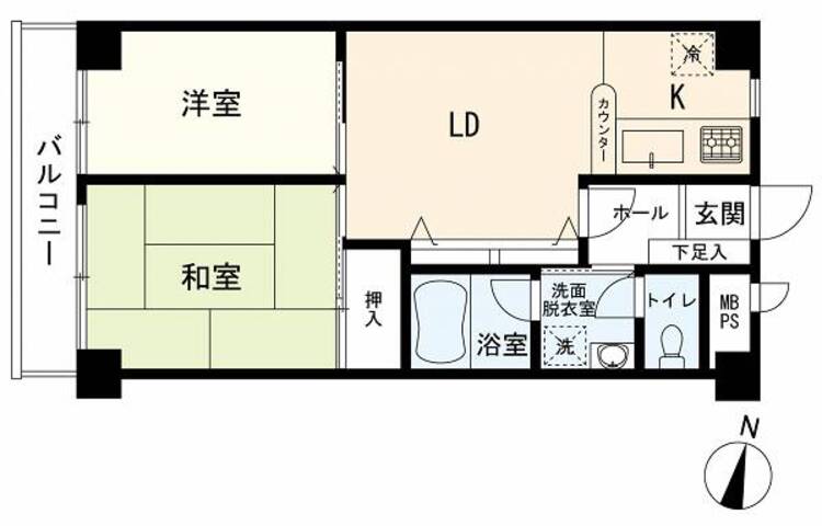 間取り ２ＬＤＫ