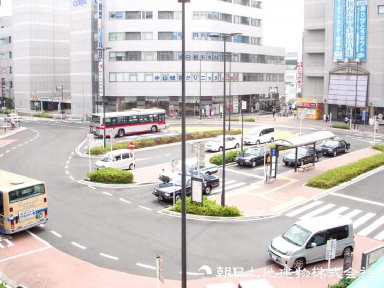 周辺 【中山駅】1040ｍ　ＪＲ横浜線とグリーンラインの２沿線利用可能で横浜や都心方面のアクセスも良好です。駅周辺は商業施設が豊富。利便性と落ち着いた住環境を兼ね備えています。