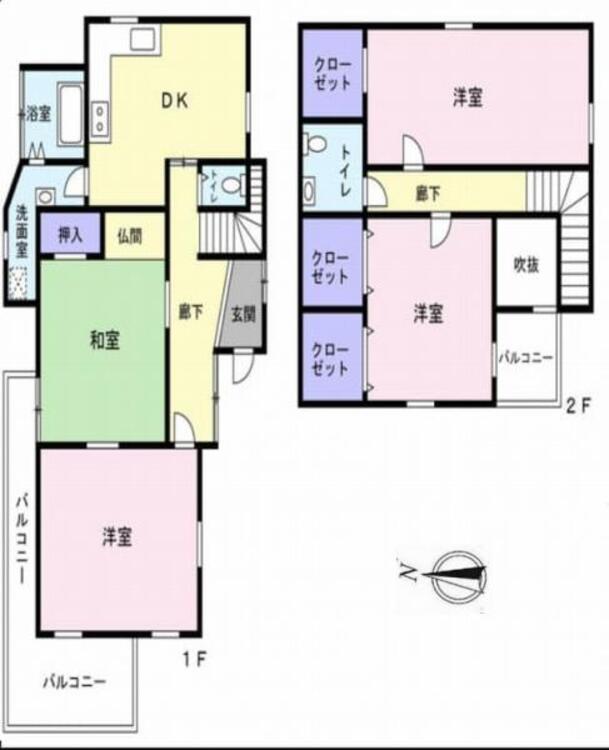 間取り 間取図　４DK