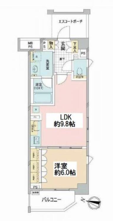 間取り 1LDK