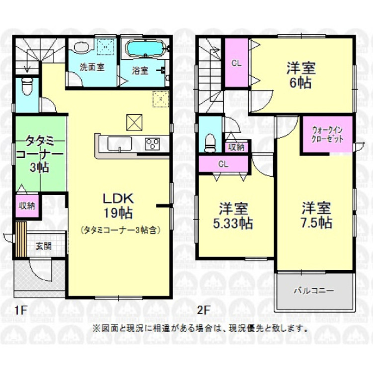 間取り ご家族の絆を自然と深めるリビングイン階段！