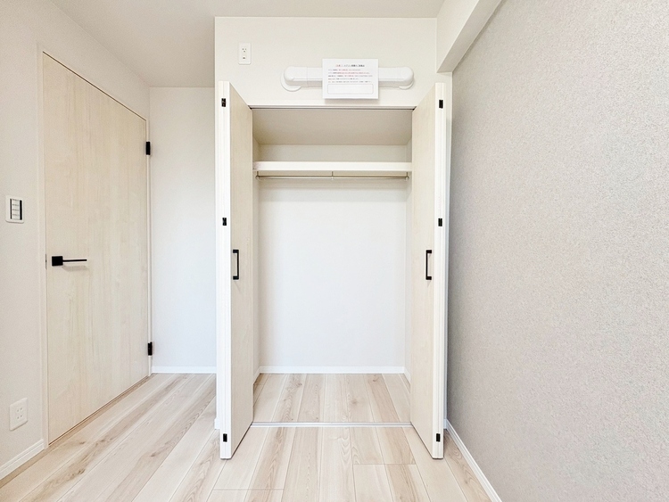 収納 居室にはクローゼットがあり、荷物もスッキリ収納して快適にお過ごしいただけます。