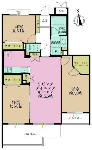 クリオ片倉町八番館の物件画像