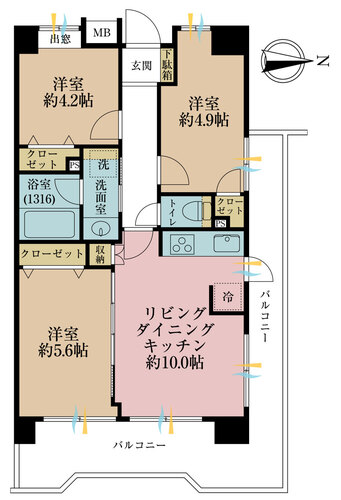 モンテベルデ西大島の物件画像