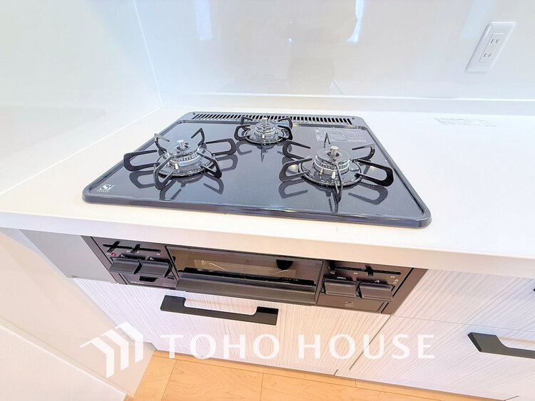 その他 3口ガスコンロでお料理のスピードもUP。効率よくお料理できますね