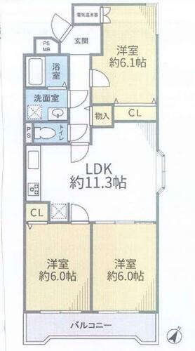 【緑区の物件探しは”地元”朝日土地建物へ】ライオンズマンション中山第３の物件画像