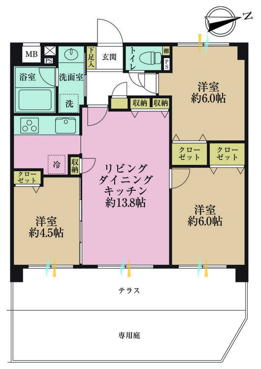 その他 3LDK、専有面積78.51m2