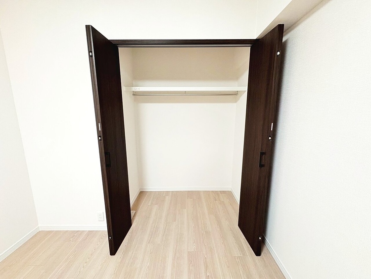 収納 居室にはクローゼットがあり、荷物もスッキリ収納して快適にお過ごしいただけます。