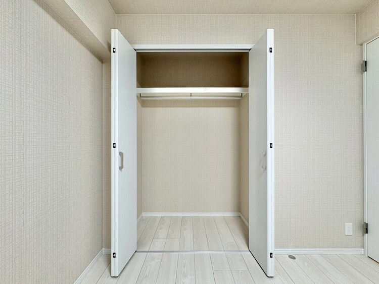収納 居室にはクローゼットがあり、荷物もスッキリ収納して快適にお過ごしいただけます。