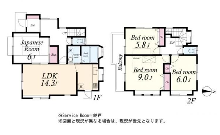間取り 間取図　4LDK
