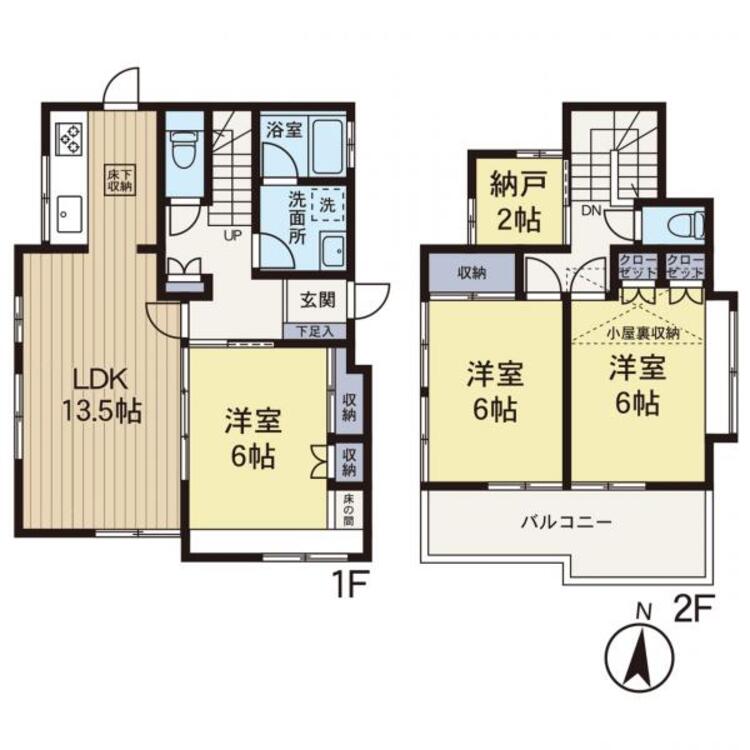 間取り 【間取り図】使い勝手の良い間取りです♪