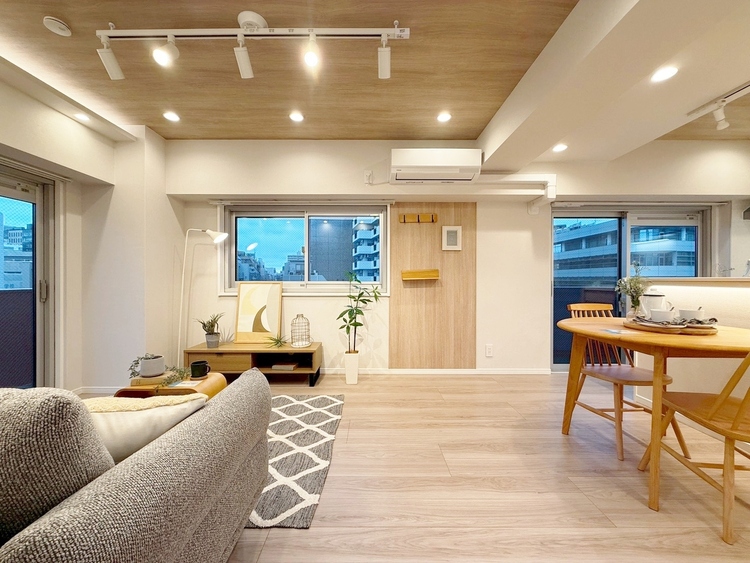 居間 豊かな居住性と、安心感を満たすクオリティが見事に調和した住空間。
