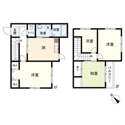 横浜市戸塚区汲沢3丁目　中古一戸建ての物件画像