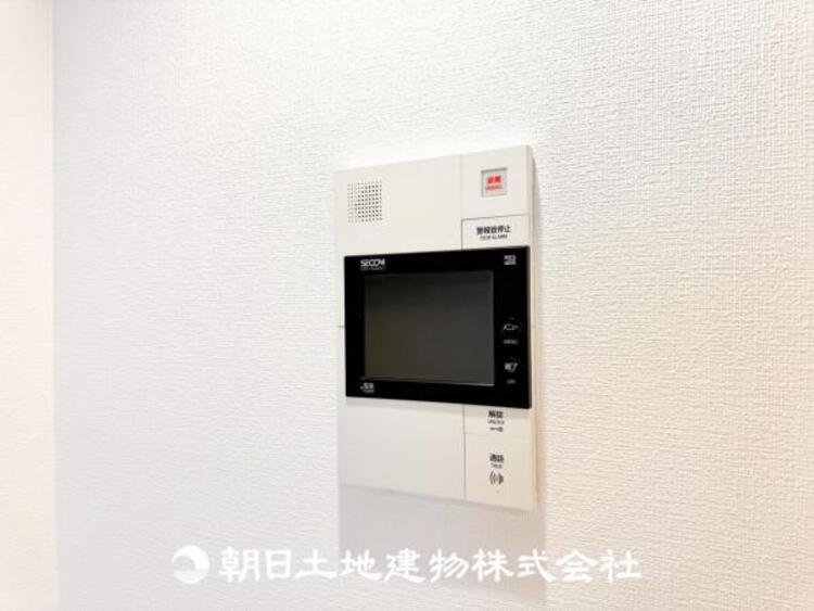 その他 【防犯設備】TVモニター付きインターホンは訪問者のお顔を確認出来安心な機能です！