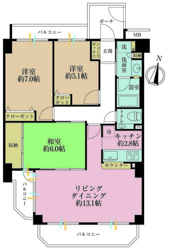 朝日マンション御殿山の物件画像