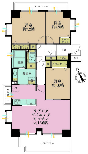 オーベル元住吉の物件画像
