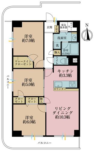 新城コーポラスの物件画像