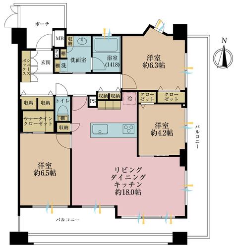 エクセレントシティ武蔵新城ブランルージュの物件画像