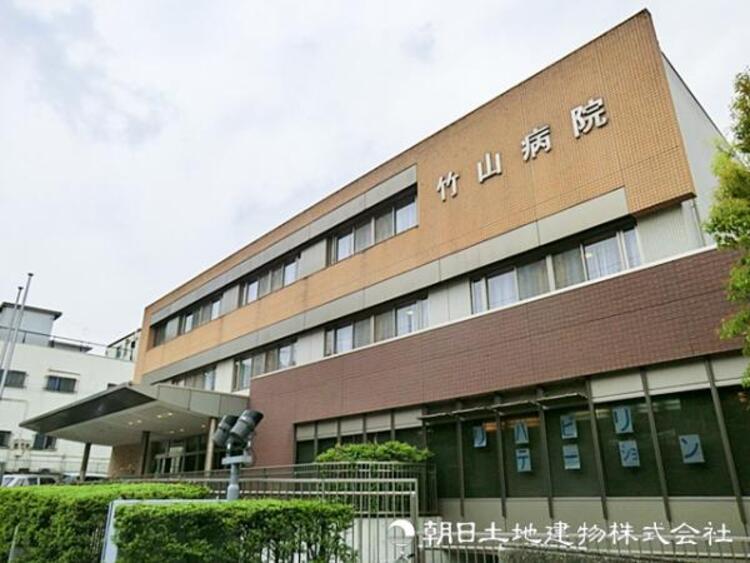 周辺 【竹山病院】940ｍ　回復期の医療やリハビリ、在宅復帰の支援まで幅広く対応しています。退院後の療養や高齢者医療にも力を入れた、地域に寄り添った医療体制が整う長く頼れる存在です。