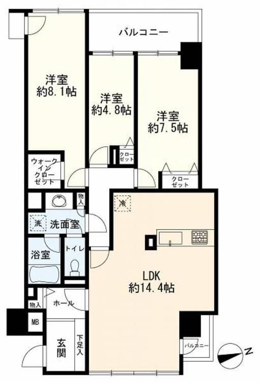 間取り 3LDK